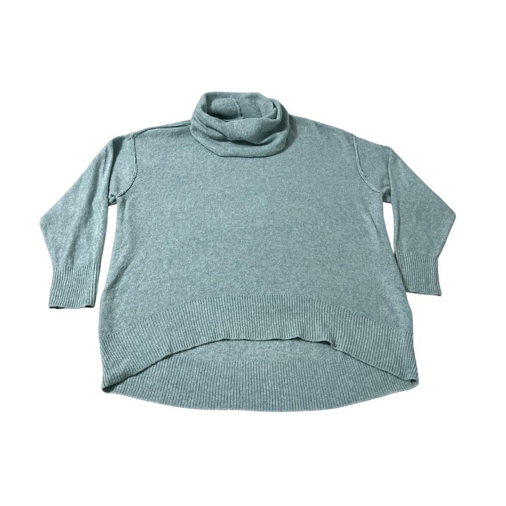 American Eagle Sweater Womens Small Pale Green Cowl Neck Pullover Oversized Cozy